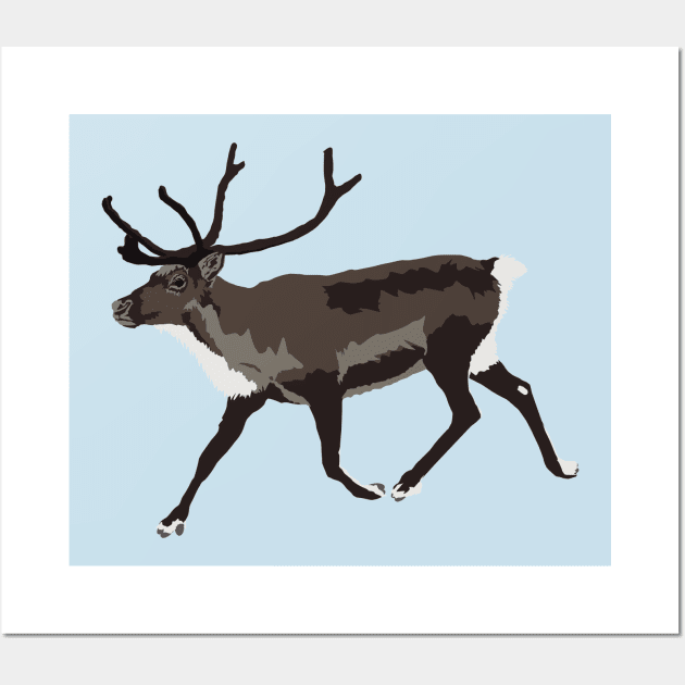 Reindeer Wall Art by stargatedalek